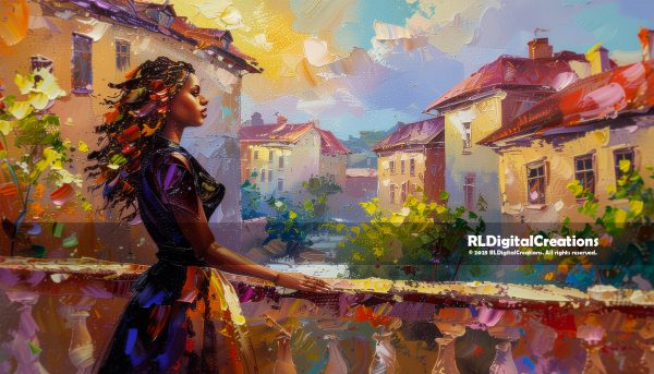 Golden Hour Over the Quiet City