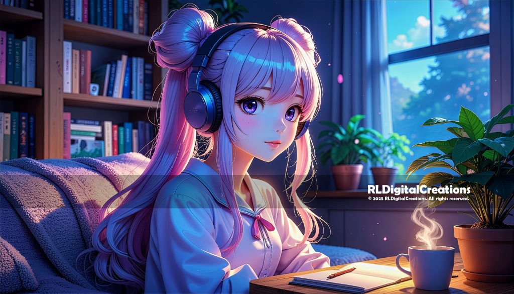 Study Sessions in Stardust Glow
