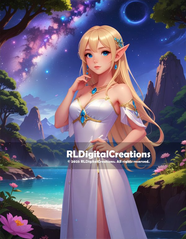 Moonlit Tide of the Elven Shore