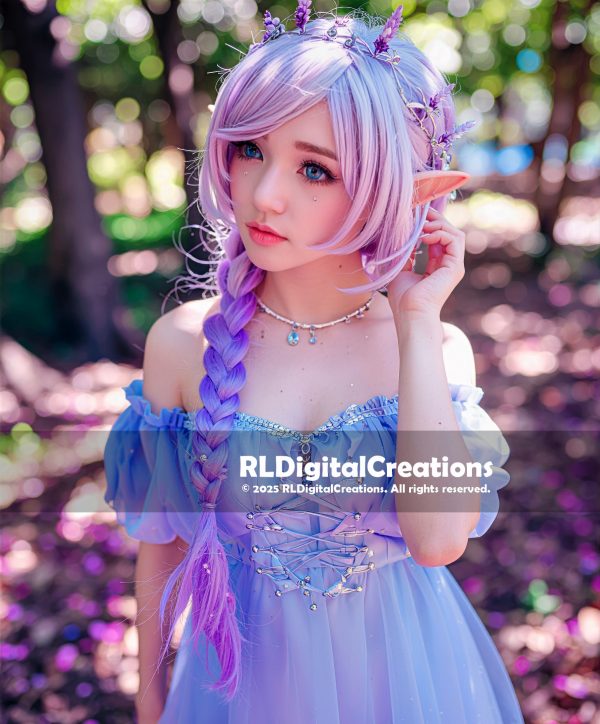 Enchanted Bloom of the Lavender Grove