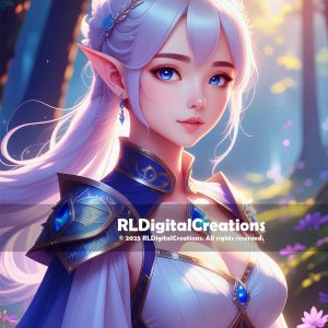 Radiant Sentinel of the Sapphire Grove