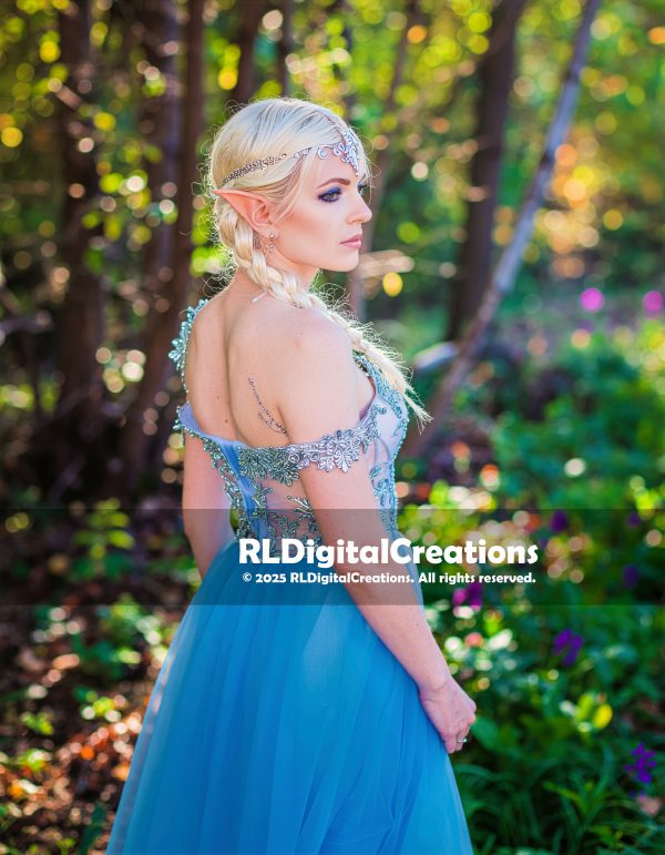 Sapphire Whisper of the Sunlit Glade