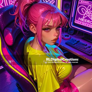 Neon Control Room Crush