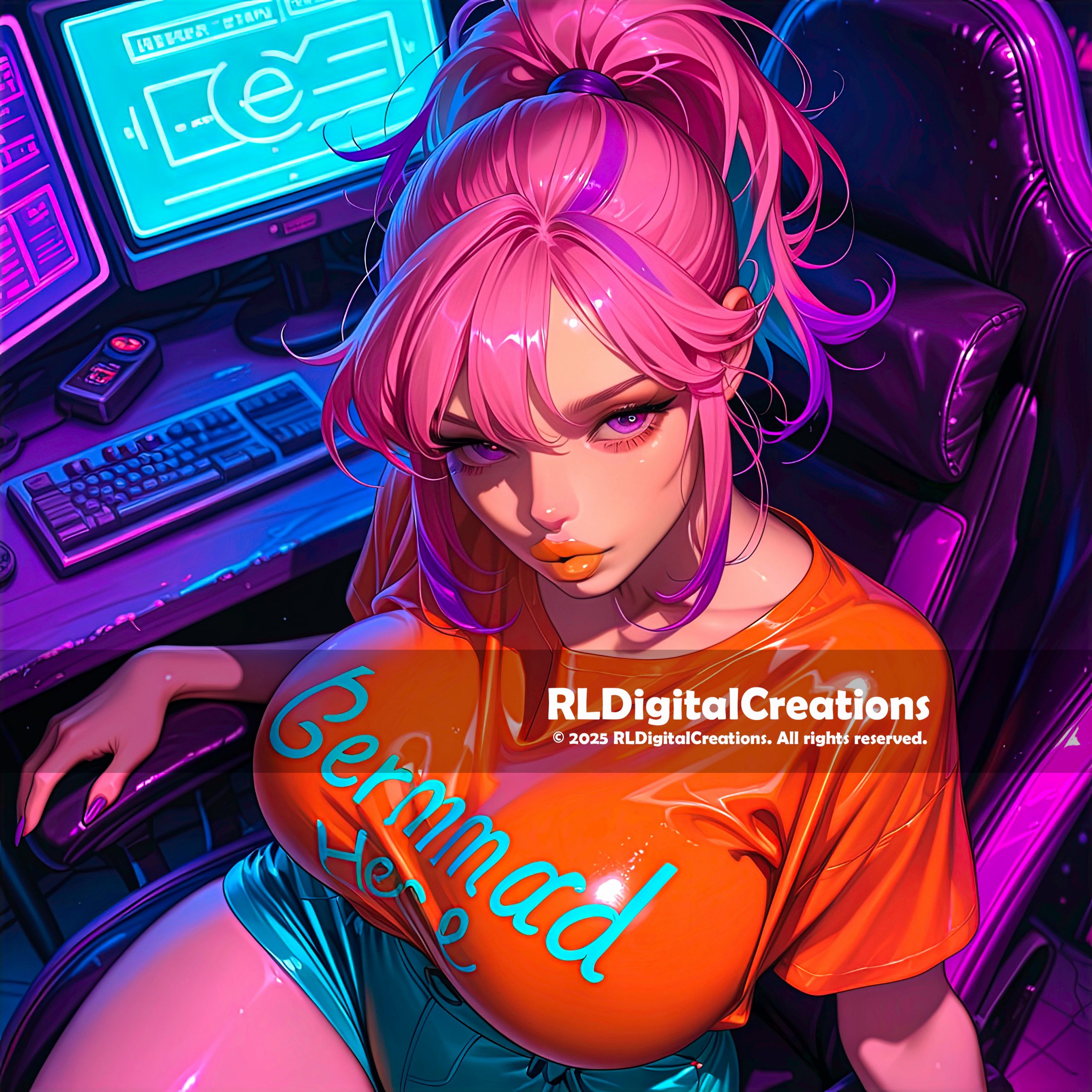 Neon Tease: Command Her Love