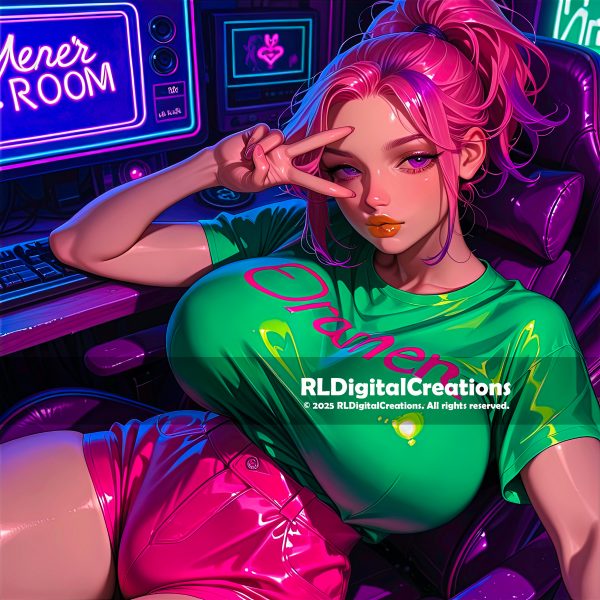 Gamer Room Siren: Peace Eyes, Neon Energy