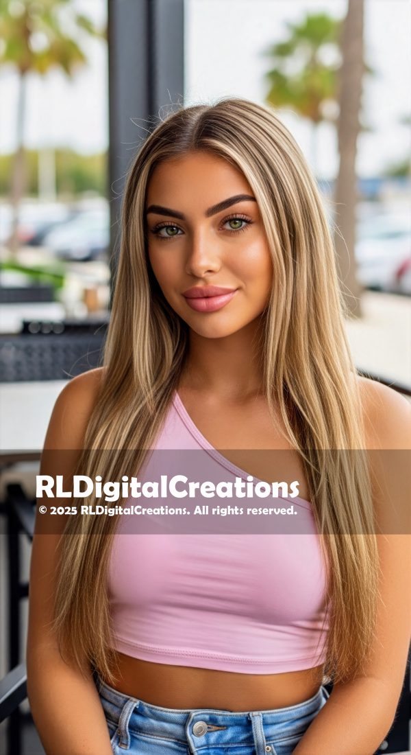 Café Glow with Soft Pink Charm