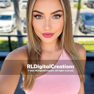 Sunlit Soft-Girl Selfie Glow