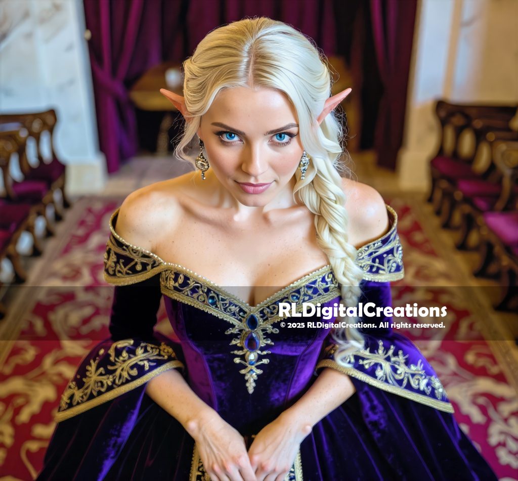 The Royal Gaze of the Velvet Elf